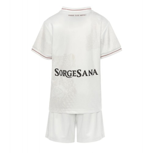 SSC Napoli Replica Away Stadium Kit for Kids 2025-26 Short Sleeve (+ pants)